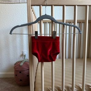 Etsy handmade red velvet bloomers